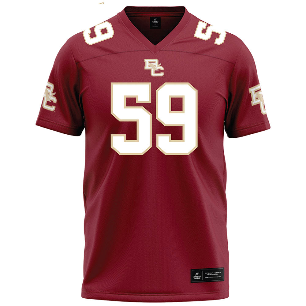 Boston College - NCAA Football : Micah Amedee - Maroon Football Jersey-0