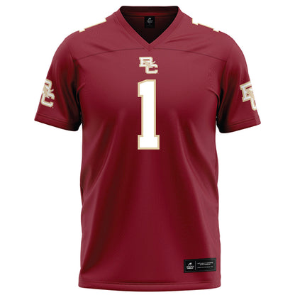 Boston College - NCAA Football : Jaedn Skeete - Maroon Football Jersey-0