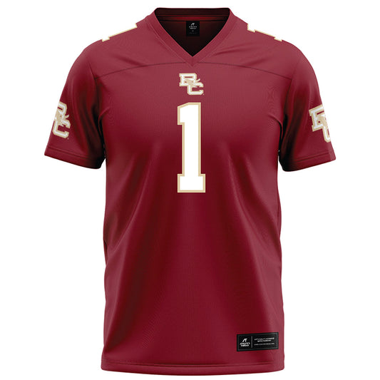 Boston College - NCAA Football : Jaedn Skeete - Maroon Football Jersey-0