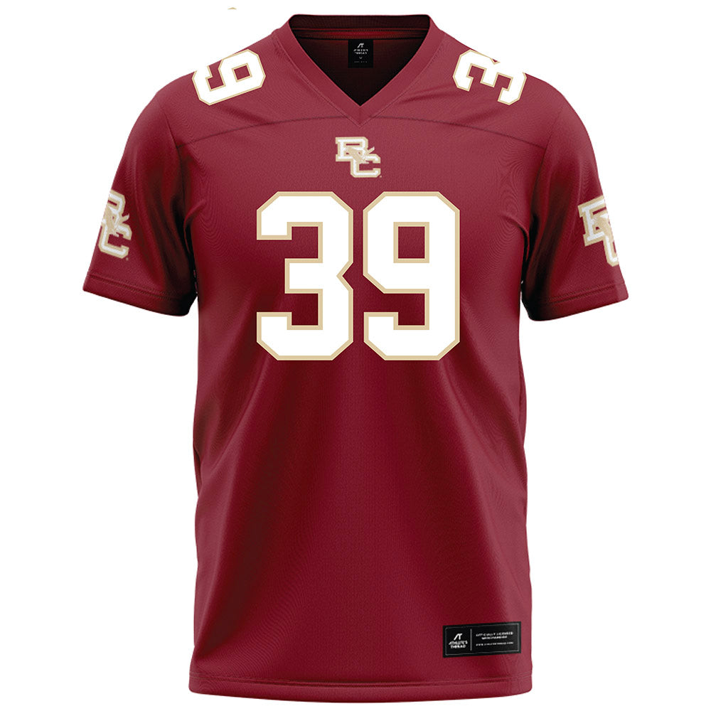 Boston College - NCAA Football : Zach Kelly - Maroon Football Jersey-0