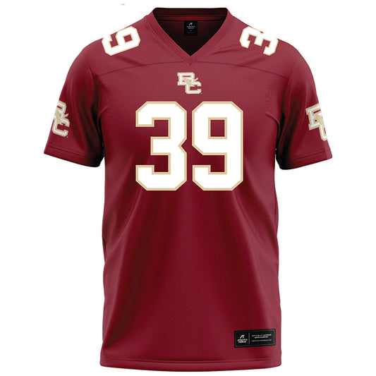 Boston College - NCAA Football : Zach Kelly - Maroon Football Jersey-0