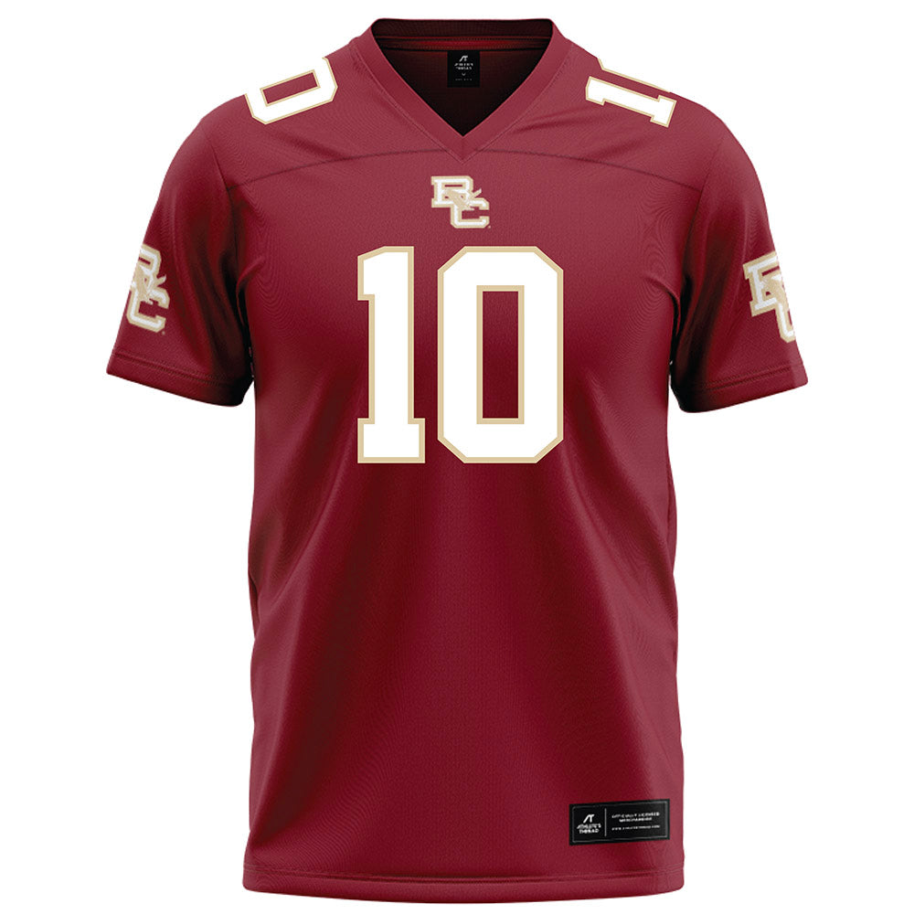 Boston College - NCAA Football : Mason McKenzie - Maroon Football Jersey-0