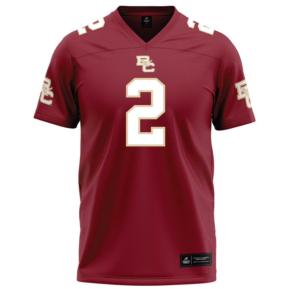 Boston College - NCAA Football : Nolan Ray - Maroon Football Jersey-0