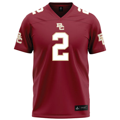 Boston College - NCAA Football : Nolan Ray - Maroon Football Jersey-0