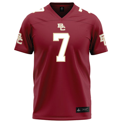 Boston College - NCAA Football : Carter Davis - Maroon Football Jersey-0