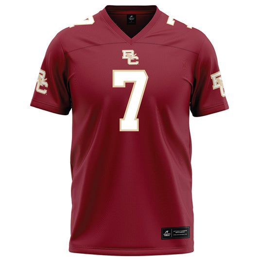 Boston College - NCAA Football : Carter Davis - Maroon Football Jersey-0