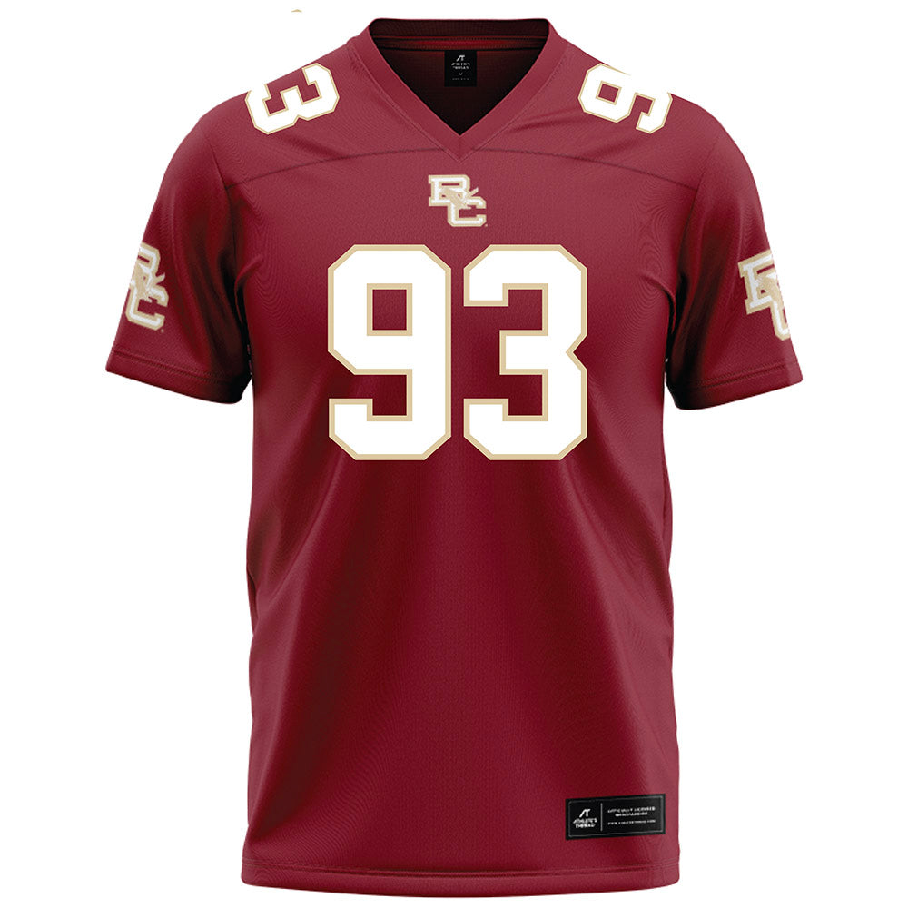 Boston College - NCAA Football : Gavin Neil - Maroon Football Jersey-0