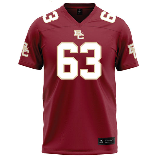 Boston College - NCAA Football : Veguer Jean-Jumeau - Maroon Football Jersey-0