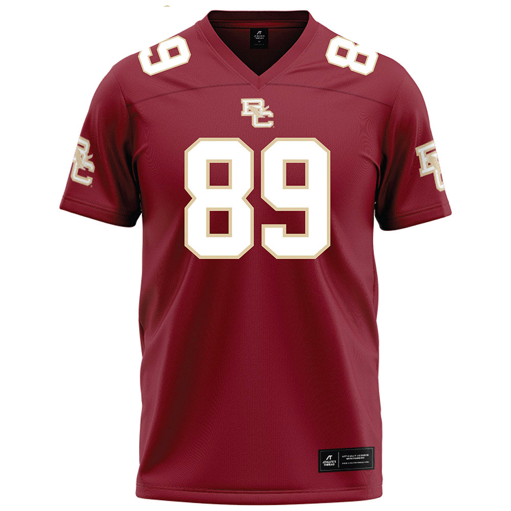 Boston College - NCAA Football : DJ Johnson - Maroon Football Jersey-0