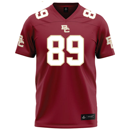 Boston College - NCAA Football : DJ Johnson - Maroon Football Jersey-0
