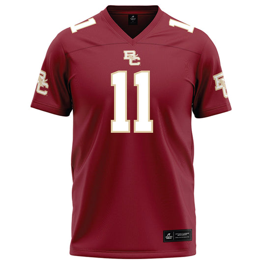 Boston College - NCAA Football : Landon Wright - Maroon Football Jersey-0
