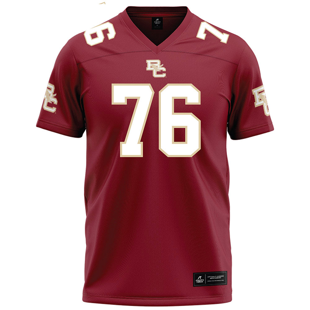 Boston College - NCAA Football : Tanner Chlupsa - Maroon Football Jersey-0
