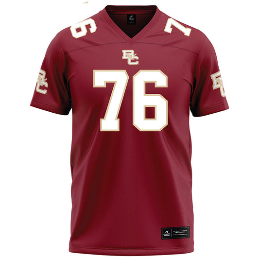 Boston College - NCAA Football : Tanner Chlupsa - Maroon Football Jersey-0