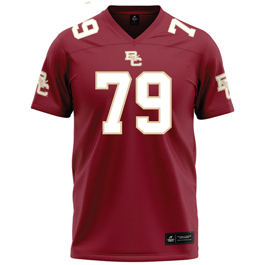 Boston College - NCAA Football : Alex Degrieck - Maroon Football Jersey-0
