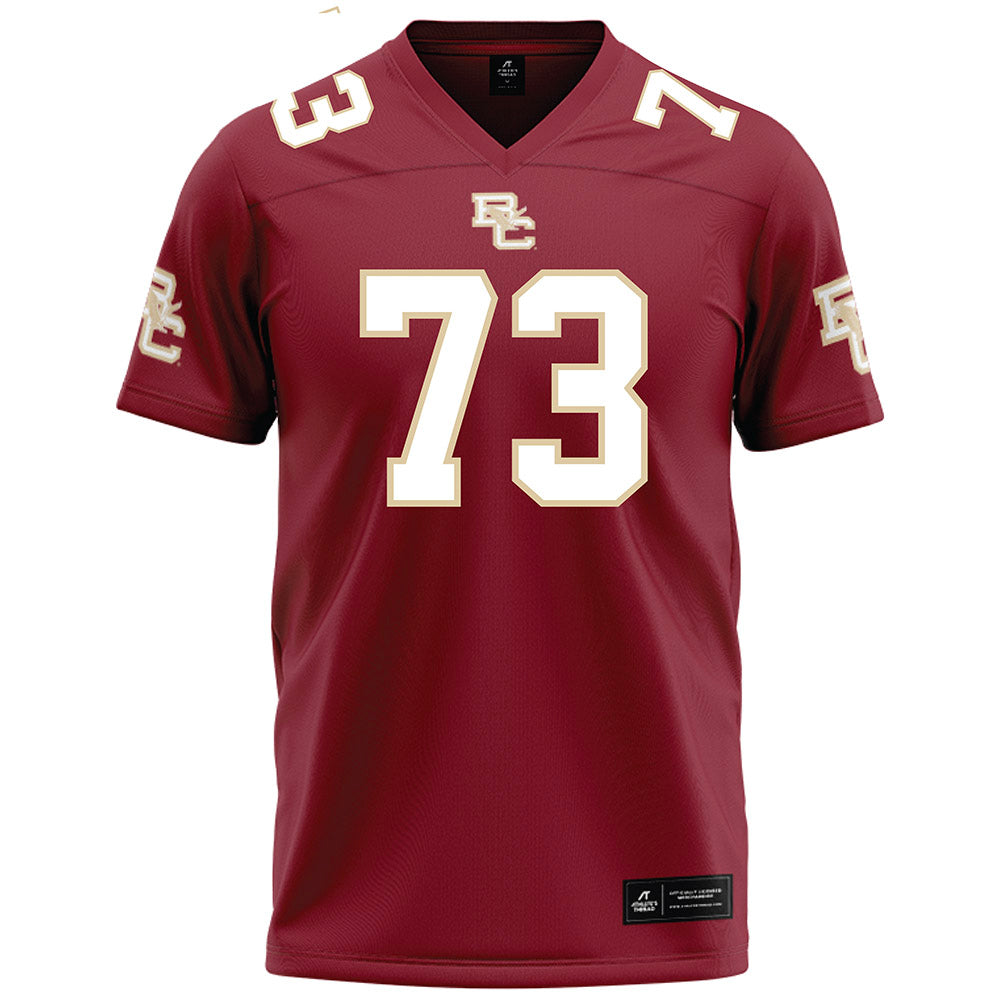 Boston College - NCAA Football : Lawrence Iyalekhue - Maroon Football Jersey-0