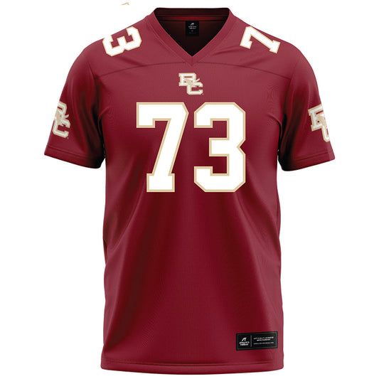 Boston College - NCAA Football : Lawrence Iyalekhue - Maroon Football Jersey-0