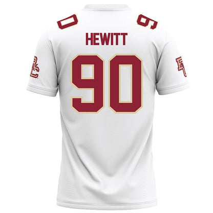 Boston College - NCAA Football : Jon Hewitt - White Football Jersey-1