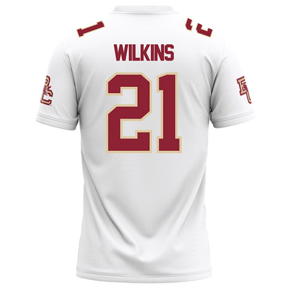 Boston College - NCAA Football : VJ Wilkins - White Football Jersey-1