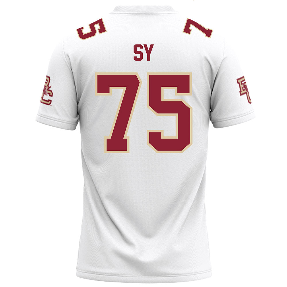 Boston College - NCAA Football : Pape Abdoulaye Sy - White Football Jersey-1
