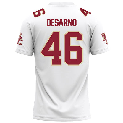 Boston College - NCAA Football : Dominic DeSarno - White Football Jersey-1