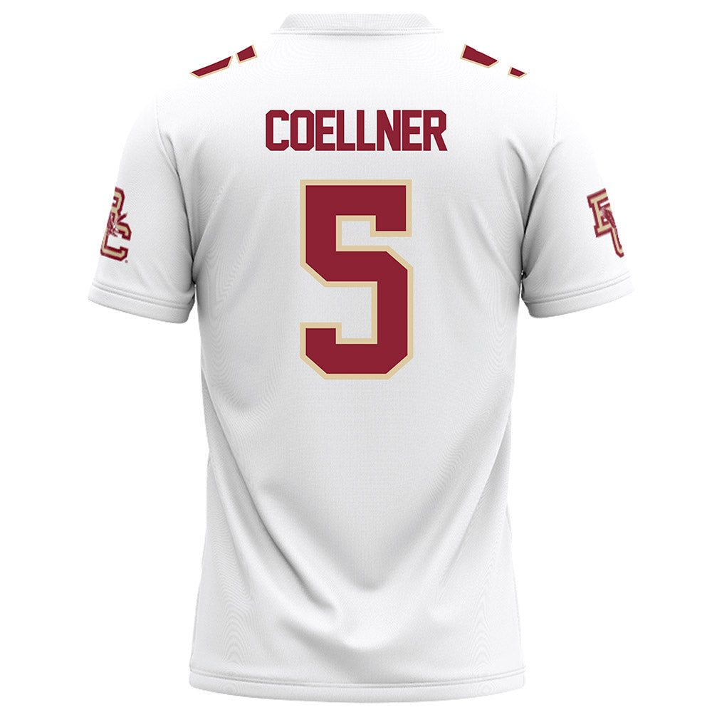 Boston College - NCAA Football : Anthony Coellner - White Football Jersey-1