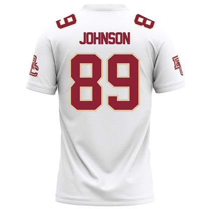 Boston College - NCAA Football : DJ Johnson - White Football Jersey-1