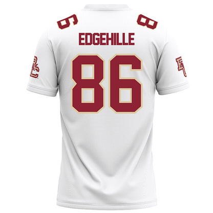 Boston College - NCAA Football : Danny Edgehille - White Football Jersey-1