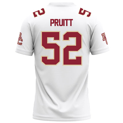 Boston College - NCAA Football : Judah Pruitt - White Football Jersey-1