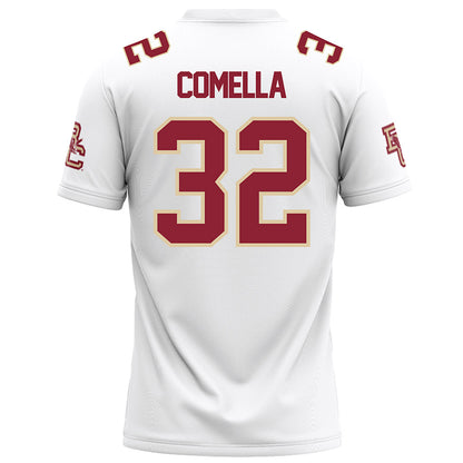 Boston College - NCAA Football : Charlie Comella - White Football Jersey