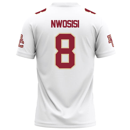 Boston College - NCAA Football : Onye Nwosisi - White Football Jersey-1