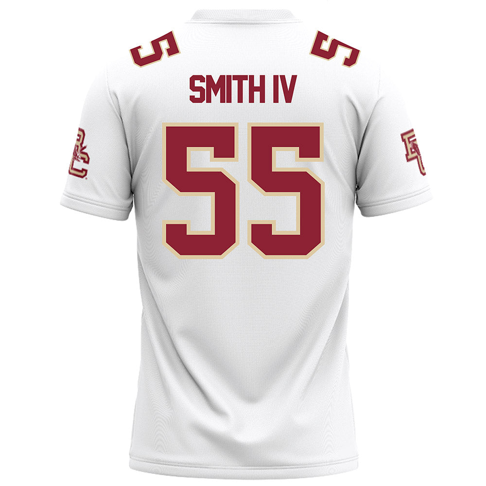 Boston College - NCAA Football : Robert Smith IV - White Football Jersey-1