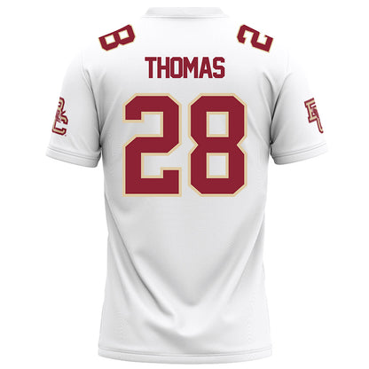 Boston College - NCAA Football : Zacari Thomas - White Football Jersey-1