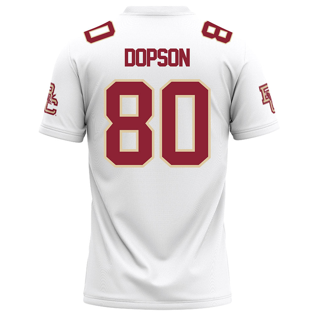 Boston College - NCAA Football : Bryce Dopson - White Football Jersey-1