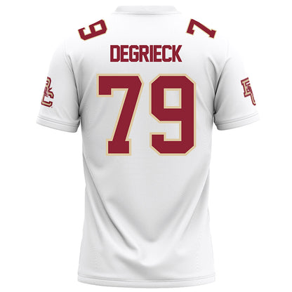 Boston College - NCAA Football : Alex Degrieck - White Football Jersey-1