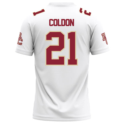 Boston College - NCAA Football : Charleston Coldon - White Football Jersey-1