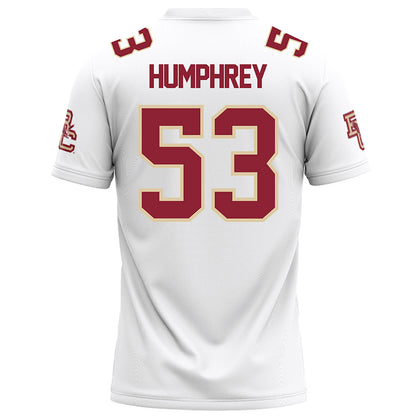 Boston College - NCAA Football : Tre Humphrey - White Football Jersey-1