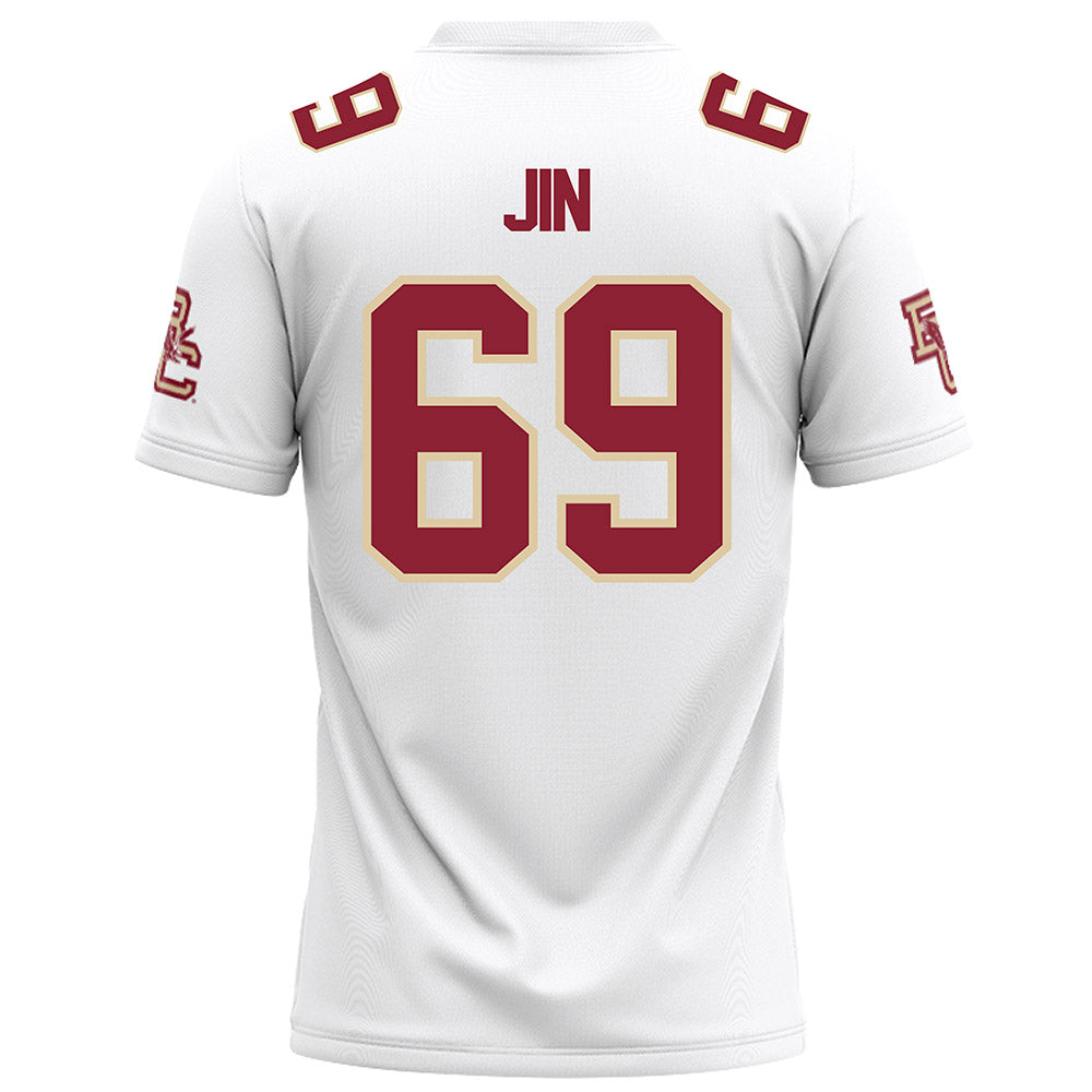 Boston College - NCAA Football : Marek Jin - White Football Jersey-1
