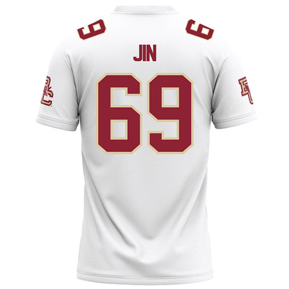 Boston College - NCAA Football : Marek Jin - White Football Jersey-1