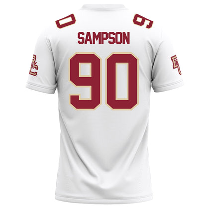 Boston College - NCAA Football : KJ Sampson - White Football Jersey-1