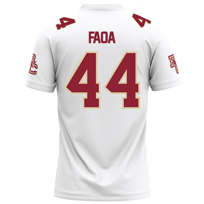 Boston College - NCAA Football : Palaie Faoa - White Football Jersey-1
