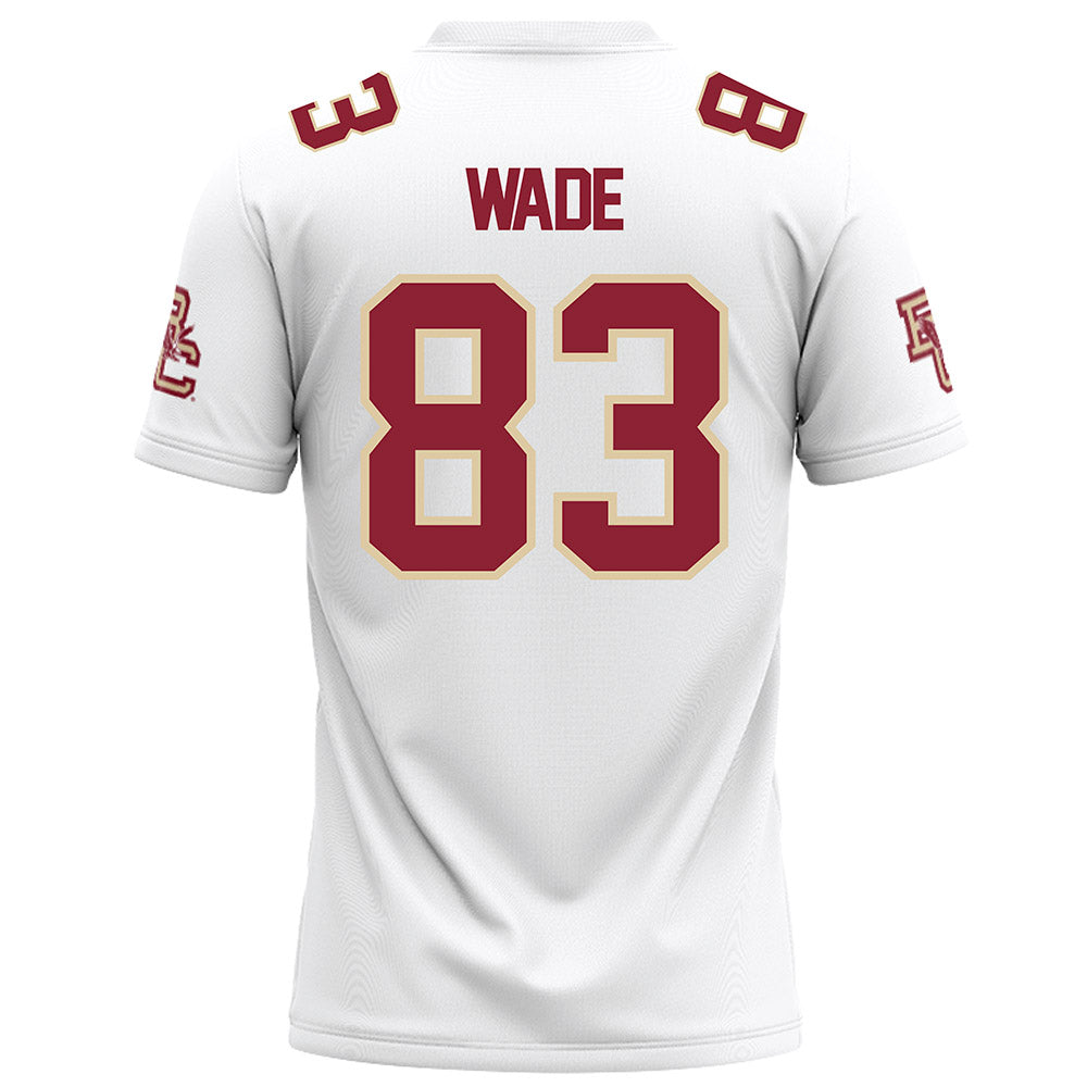 Boston College - NCAA Football : Jackson Wade - White Football Jersey-1