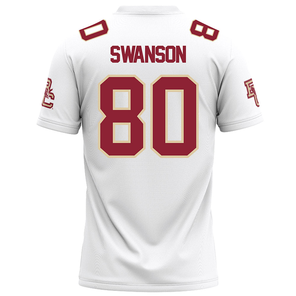 Boston College - NCAA Football : Reed Swanson - White Football Jersey-1