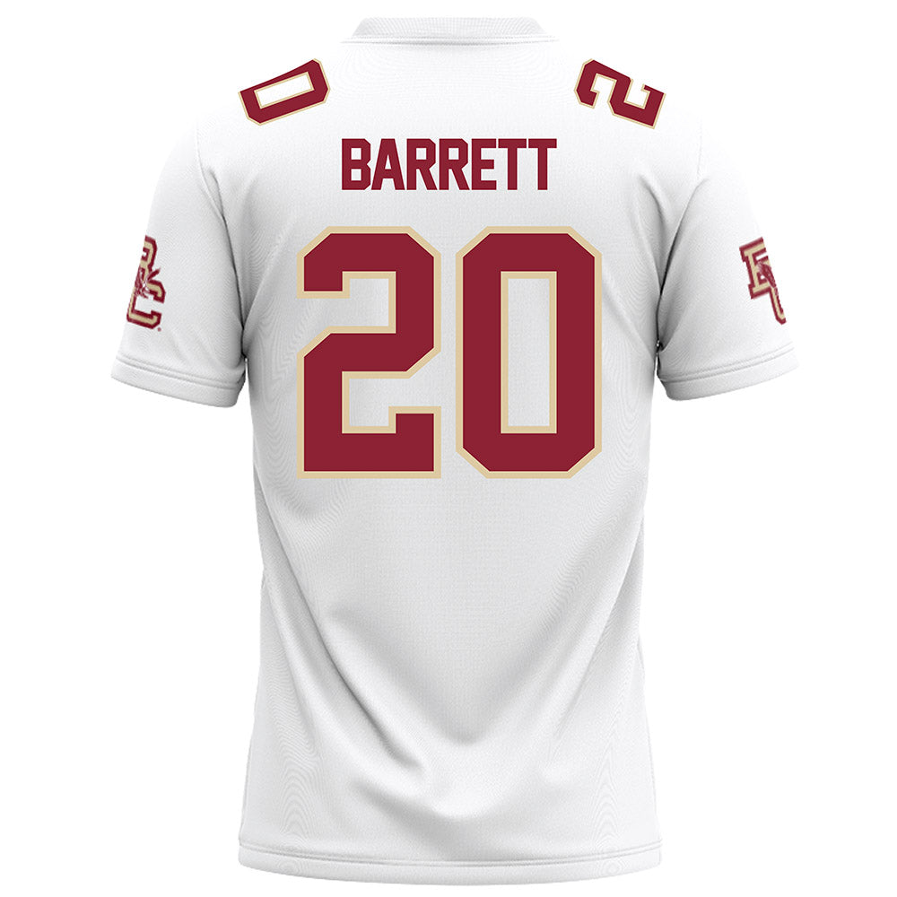 Boston College - NCAA Football : Billy Barrett - White Football Jersey-1