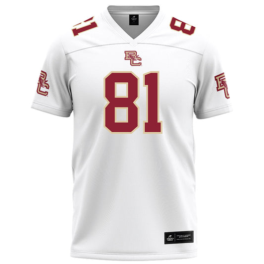 Boston College - NCAA Football : Bryce Dopson - White Football Jersey-0