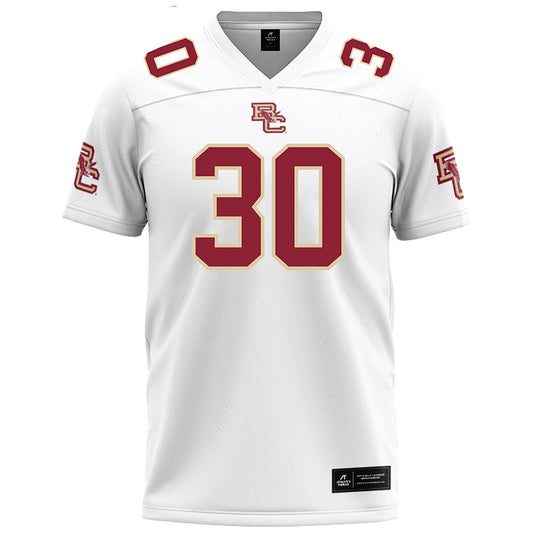Boston College - NCAA Football : Sam Stone - White Football Jersey-0