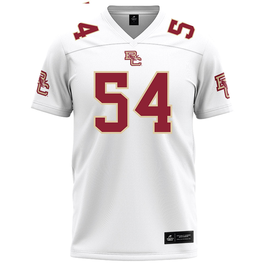 Boston College - NCAA Football : Dean Ruksnaitis - White Football Jersey-0