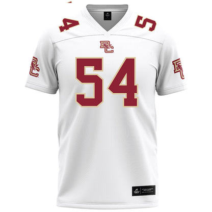 Boston College - NCAA Football : Dean Ruksnaitis - White Football Jersey-0