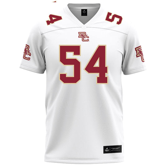 Boston College - NCAA Football : Dean Ruksnaitis - White Football Jersey-0