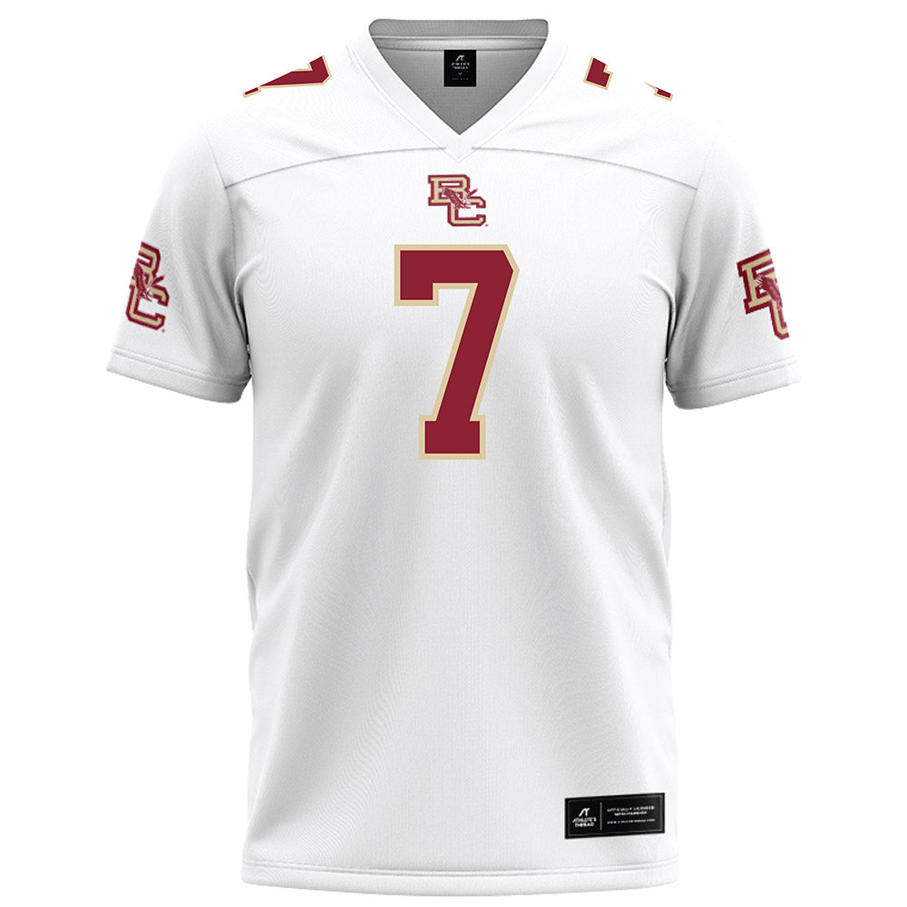 Boston College - NCAA Football : Carter Davis - White Football Jersey-0