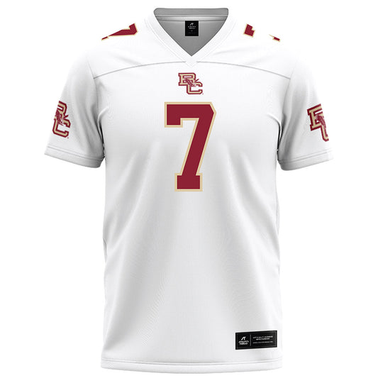 Boston College - NCAA Football : Carter Davis - White Football Jersey-0